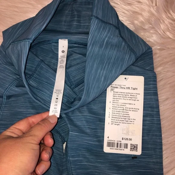 LULULEMON Power Thru HR Tight 25" HCPB 4 - Picture 9 of 13